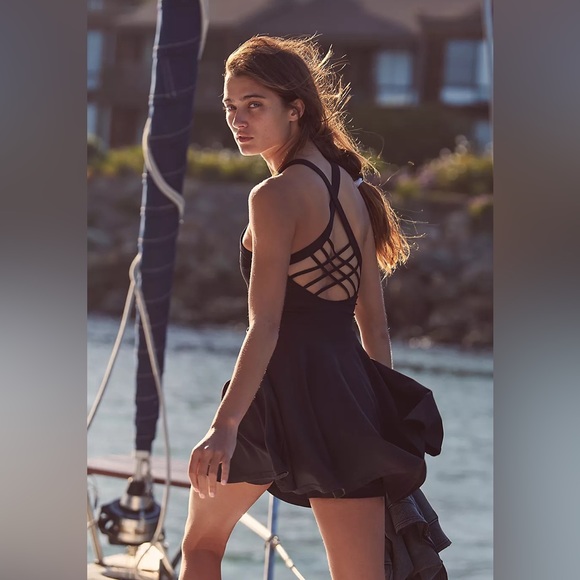 NWOT Free People Good Karma Dress Black M/L & XL - Picture 7 of 9